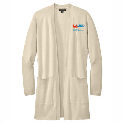 LAUSD Special Education Ladies Open-Front Cardigan Sweater