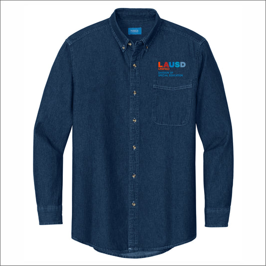 LAUSD Special Education Long Sleeve Denim Shirt