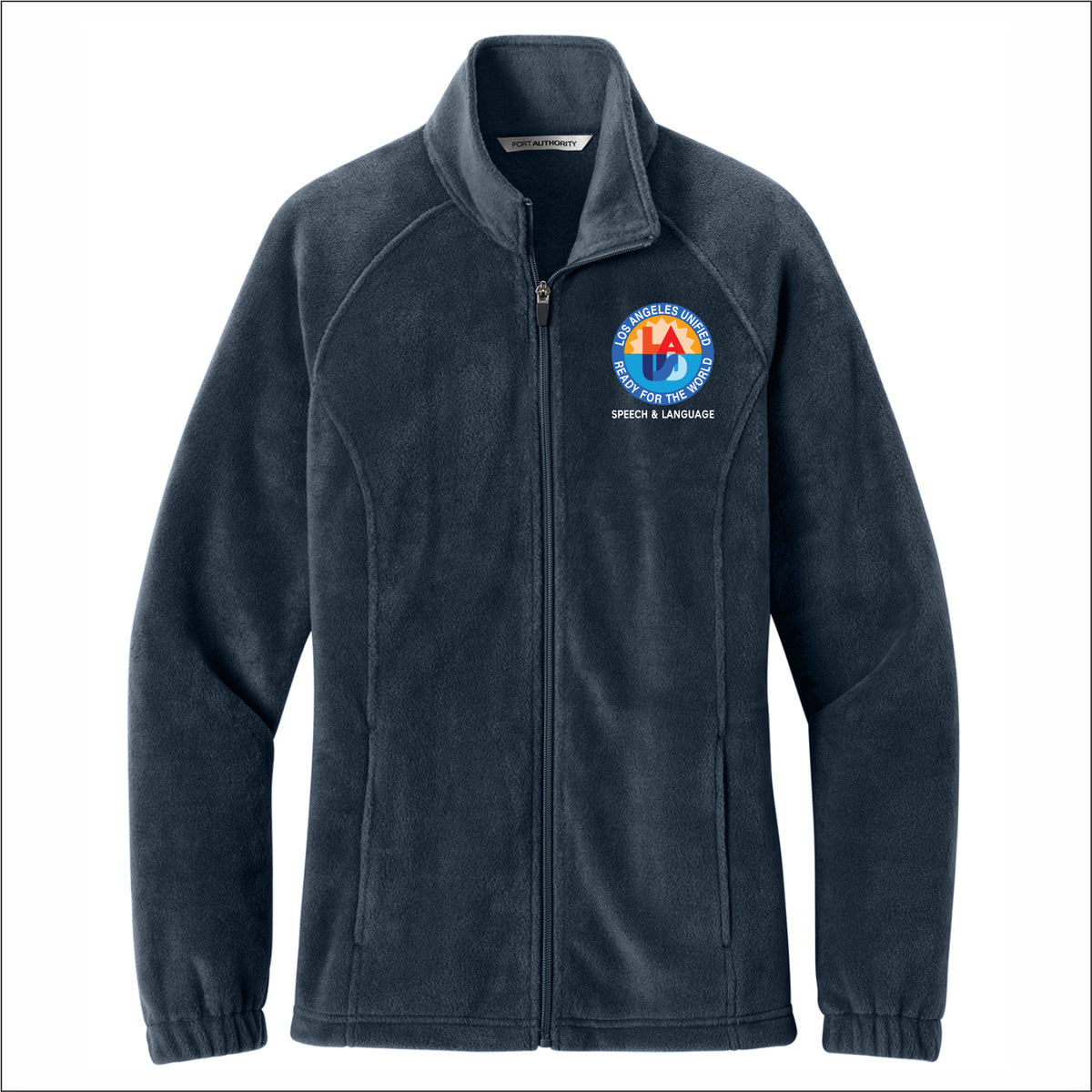 LAUSD Speech & Language Women’s Plush Fleece Full-Zip Jacket