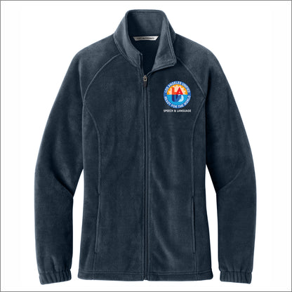 LAUSD Speech & Language Women’s Plush Fleece Full-Zip Jacket