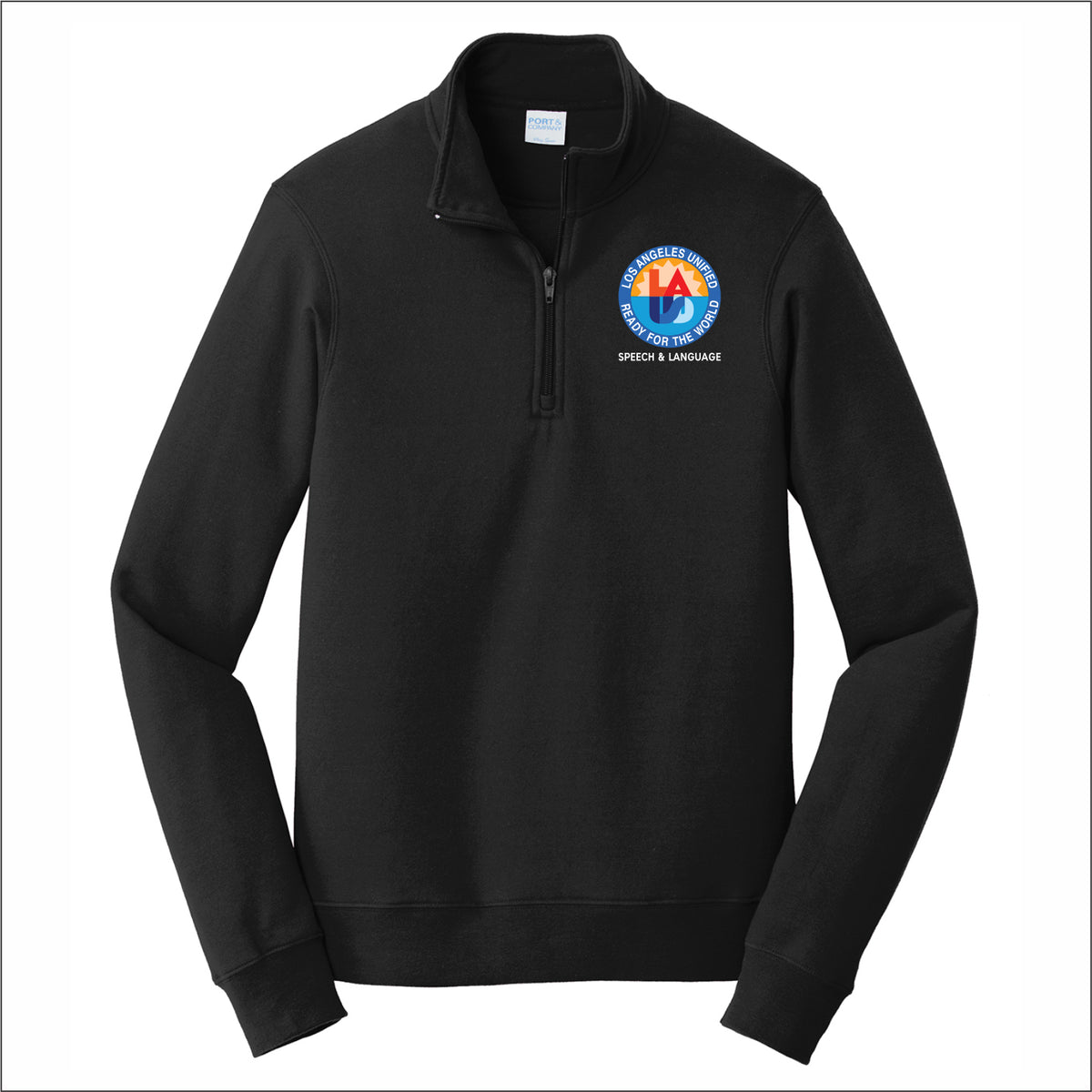 LAUSD Speech & Language Fan Favorite 1/4 Zip Sweatshirt