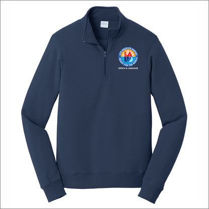 LAUSD Speech & Language Fan Favorite 1/4 Zip Sweatshirt