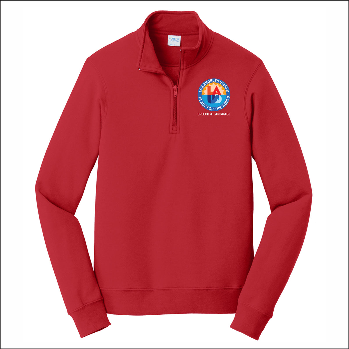 LAUSD Speech & Language Fan Favorite 1/4 Zip Sweatshirt