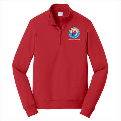LAUSD Speech & Language Fan Favorite 1/4 Zip Sweatshirt