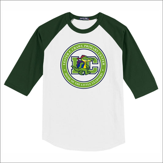 Lester Crawl Primary 3/4 Sleeve Baseball T-shirt