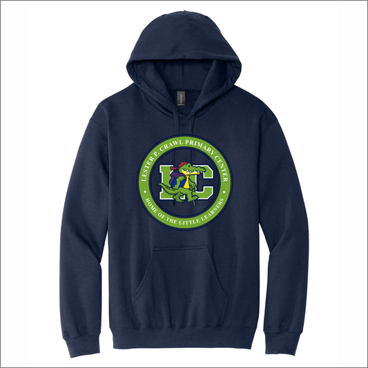 Lester Crawl Primary Softstyle Hooded Sweatshirt