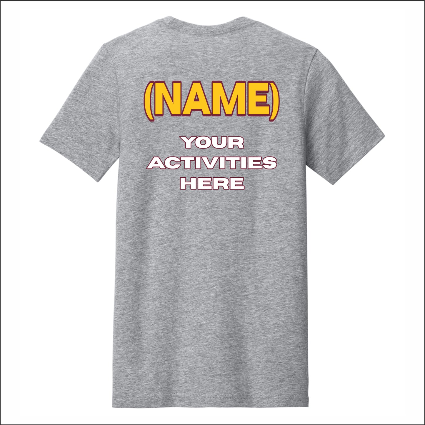 LHS Seniors Heathered Soft Jersey Short Sleeve T-shirt
