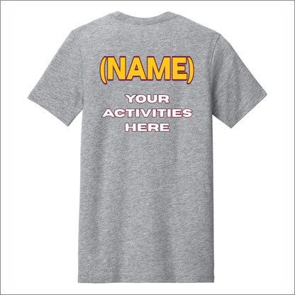 LHS Seniors Heathered Soft Jersey Short Sleeve T-shirt
