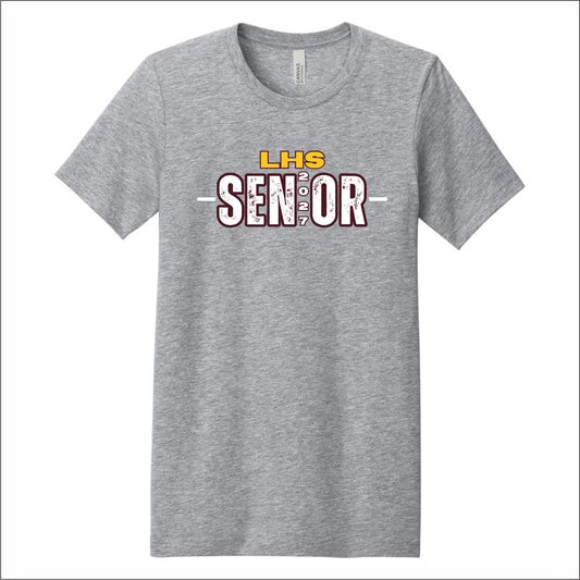 LHS Seniors Heathered Soft Jersey Short Sleeve T-shirt