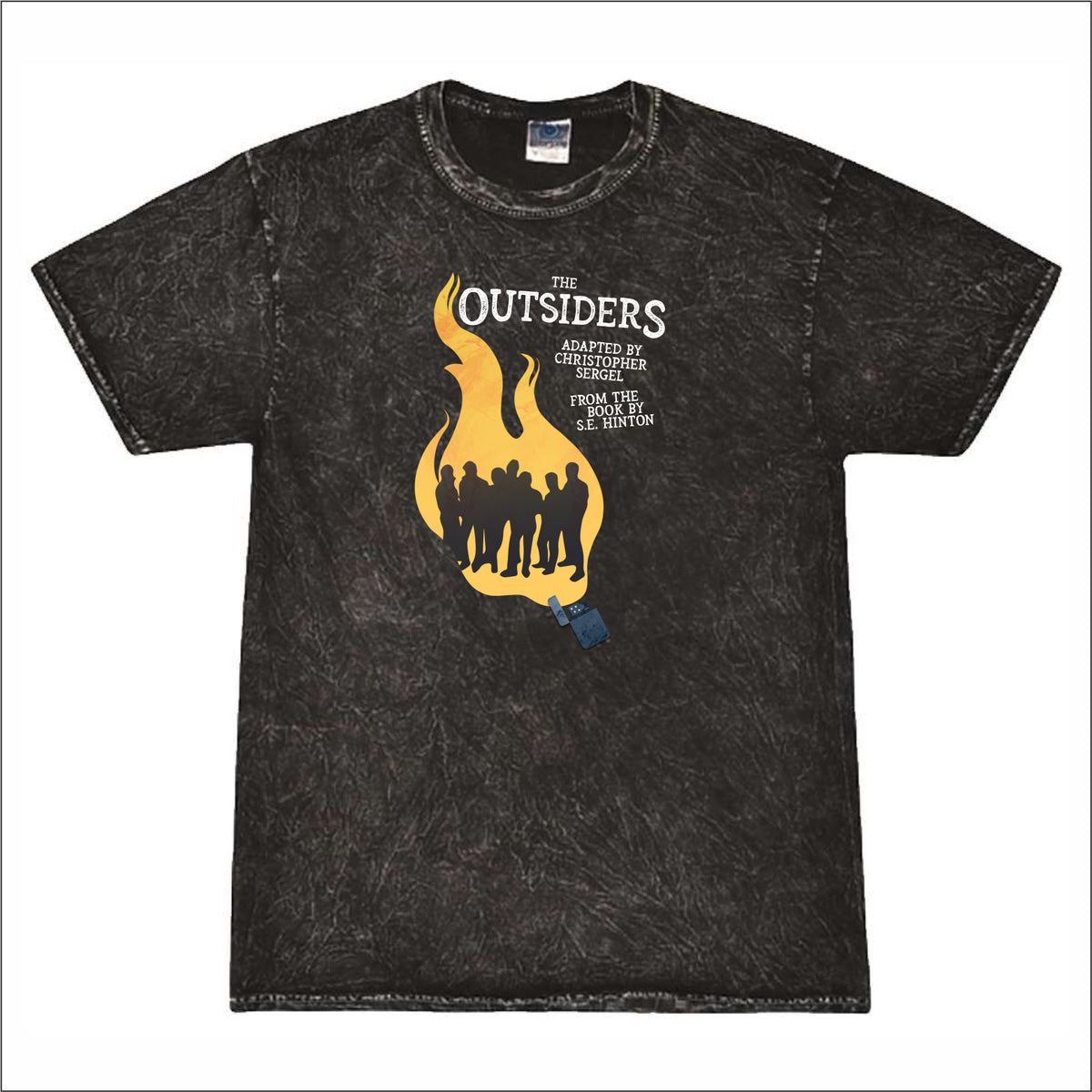 LeRoy HS Theater Mineral Wash T-Shirt