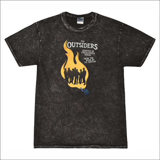 LeRoy HS Theater Mineral Wash T-Shirt