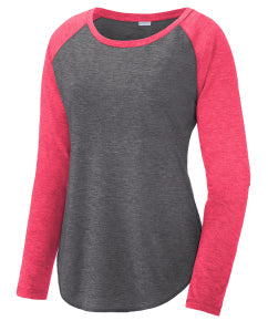 ALL Ladies Tri-Blend Long Sleeve Raglan Tee