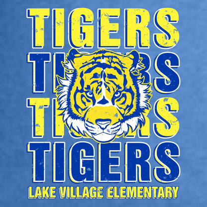 Lake Village Elem Allmade Sustainable Ladies V-Neck Tee - Des. B