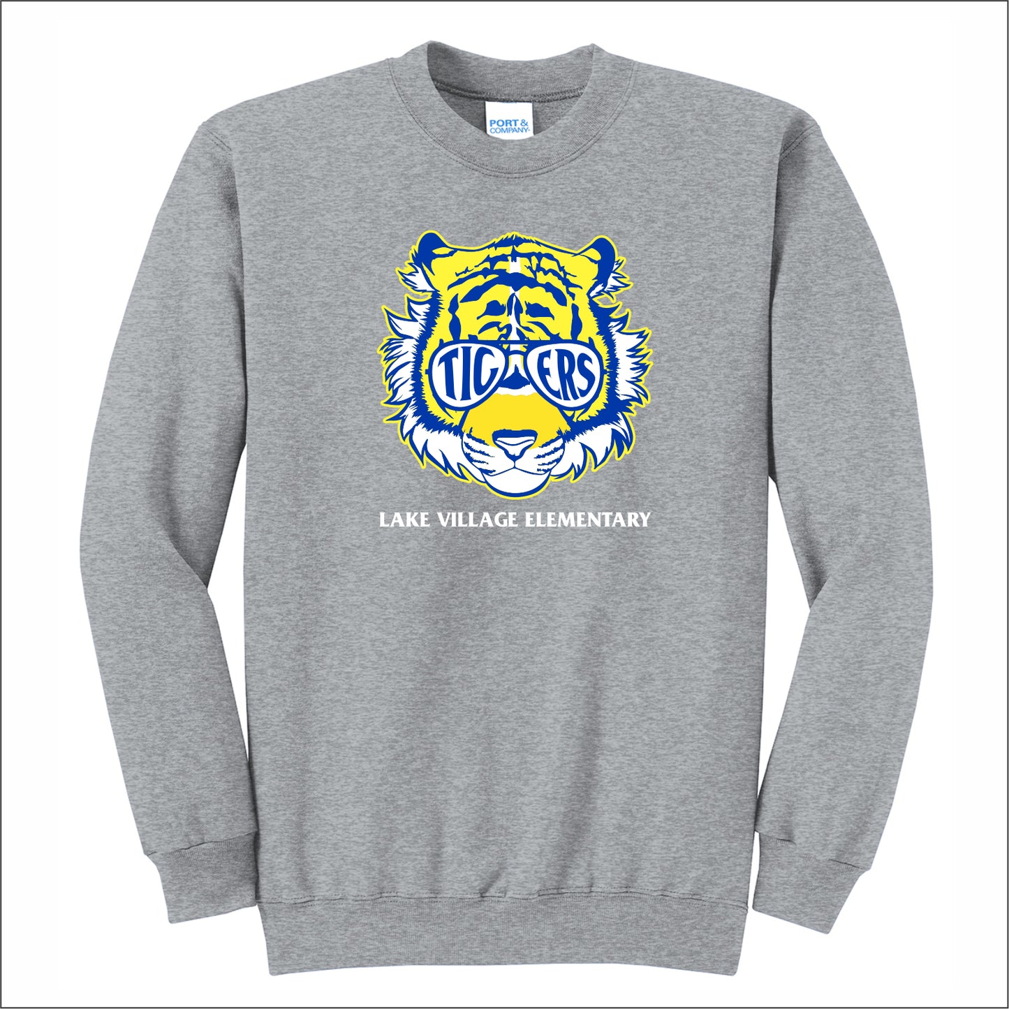 Lake Village Elem Crewneck Sweatshirt - Des. B