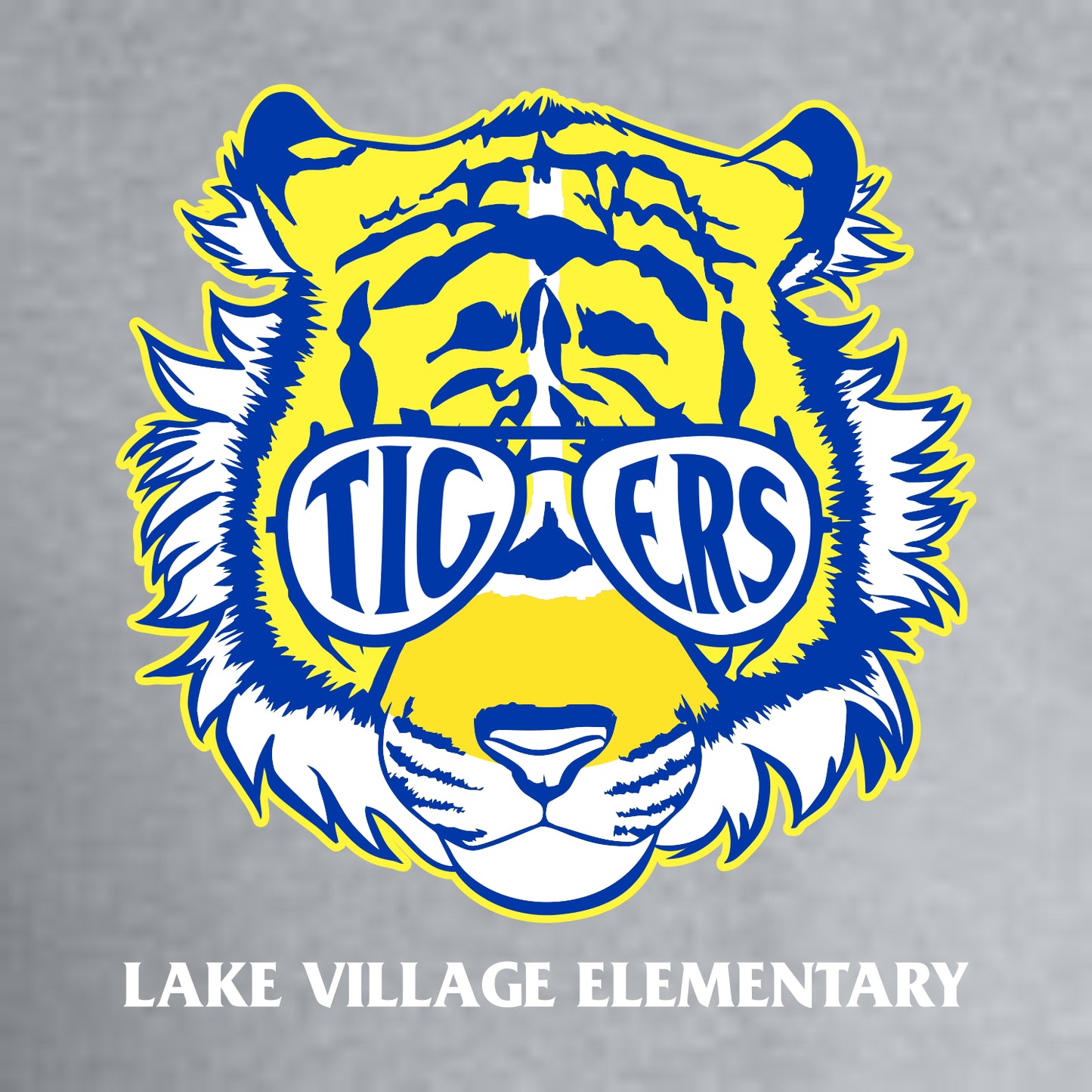 Lake Village Elem Ladies Fan Favorite V-Neck Tee - Des. B