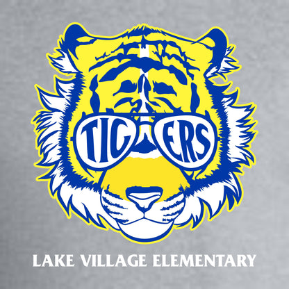 Lake Village Elem Ladies Fan Favorite V-Neck Tee - Des. B