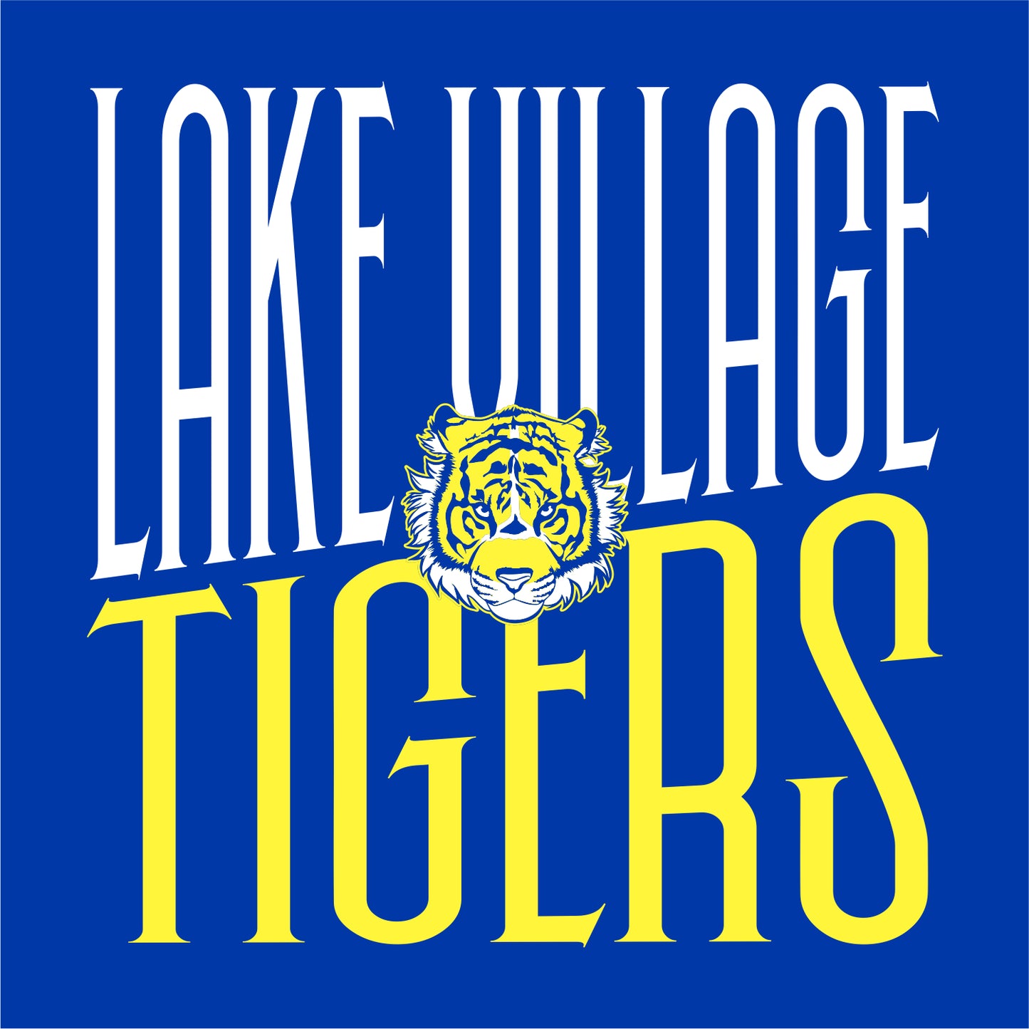 Lake Village Elem Ladies Fan Favorite V-Neck Tee - Des. C
