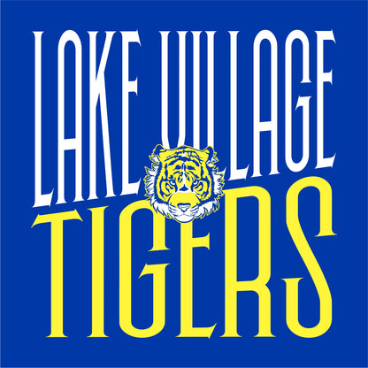 Lake Village Elem Ladies Fan Favorite V-Neck Tee - Des. C