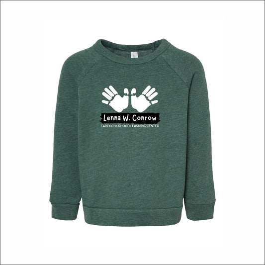 LWC ECLC Toddler Sponge Fleece Raglan Crewneck Sweatshirt