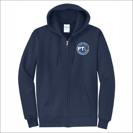Laurel Woods Elem Full-Zip Hooded Sweatshirt - Des. B