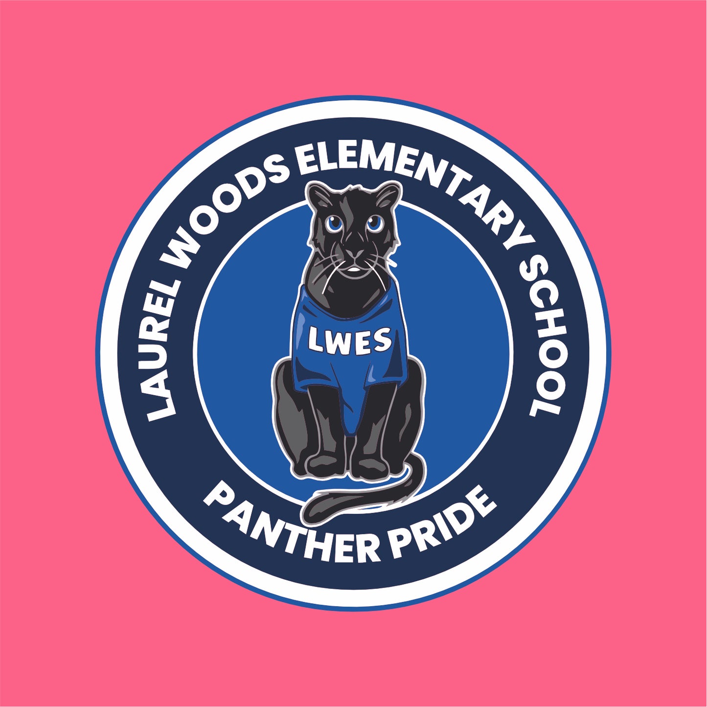 Laurel Woods Elem Ladies Fine Jersey T-shirt