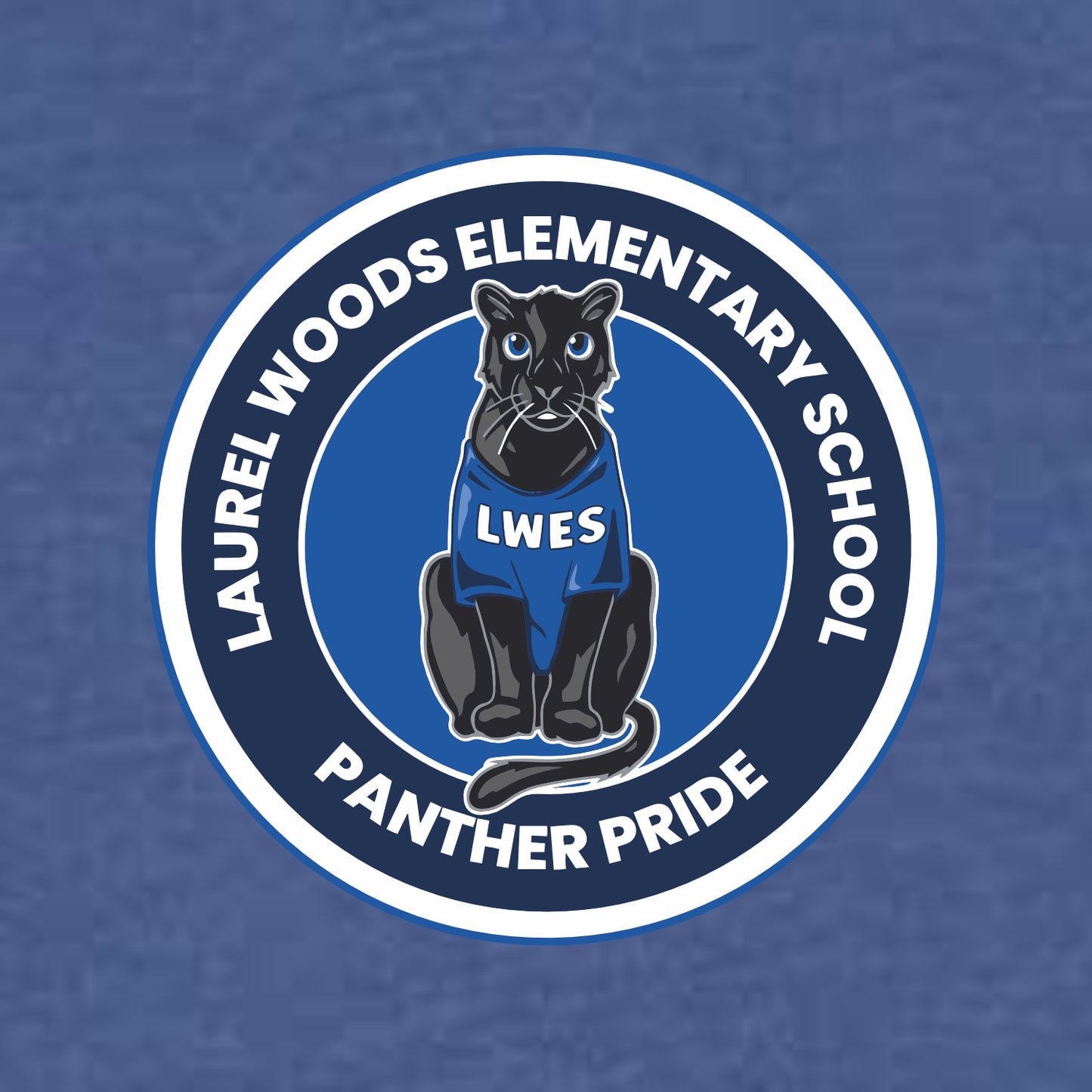 Laurel Woods Elem Ladies Triblend Hooded Long Sleeve T - Des. A
