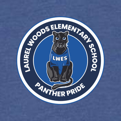 Laurel Woods Elem Ladies Triblend Hooded Long Sleeve T - Des. A