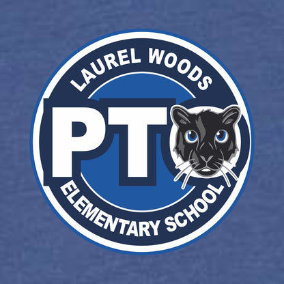 Laurel Woods Elem Ladies Triblend Hooded Long Sleeve T - Des. B