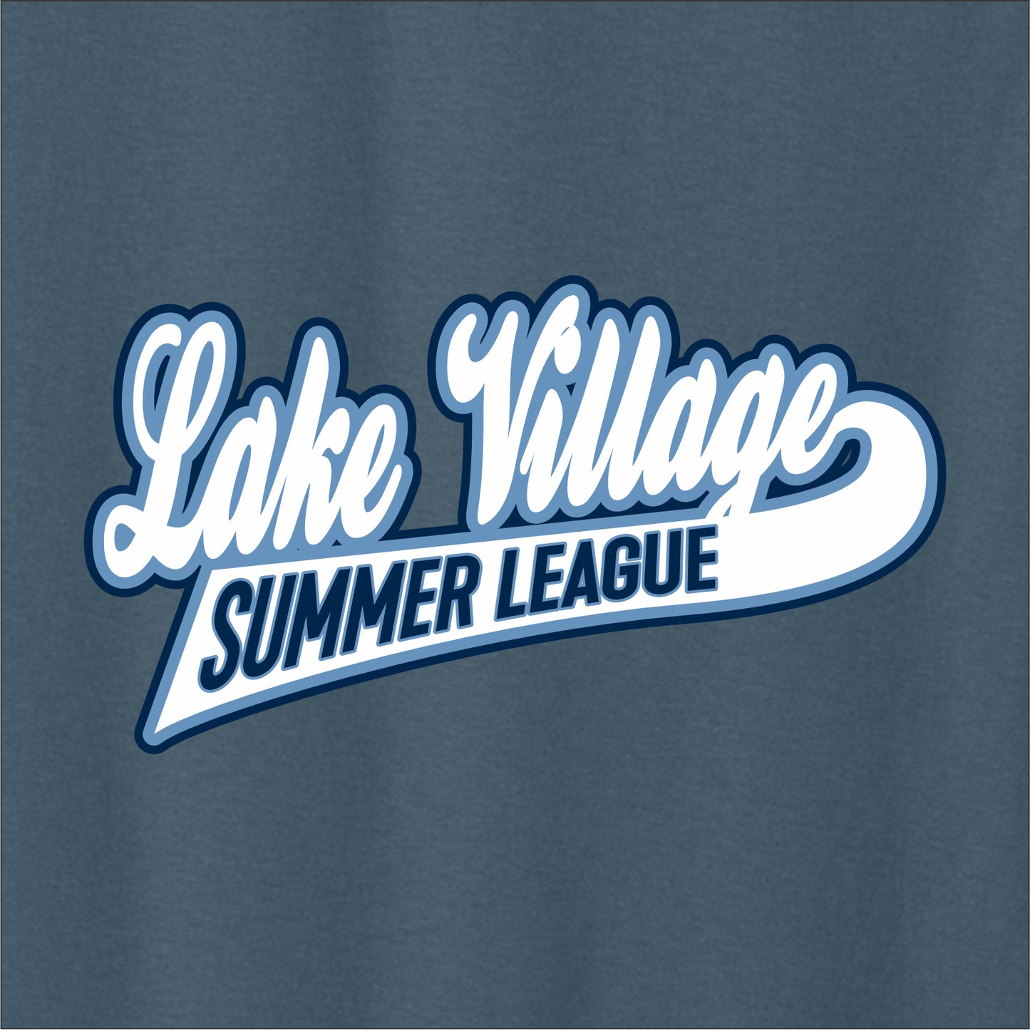Lake Village Summer League Short Sleeve T-shirt - Des. B