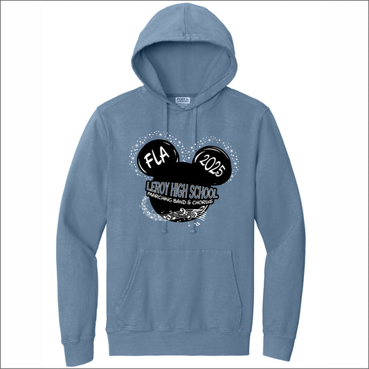 LHS Music Florida Trip Garment Dyed Hooded Sweatshirt