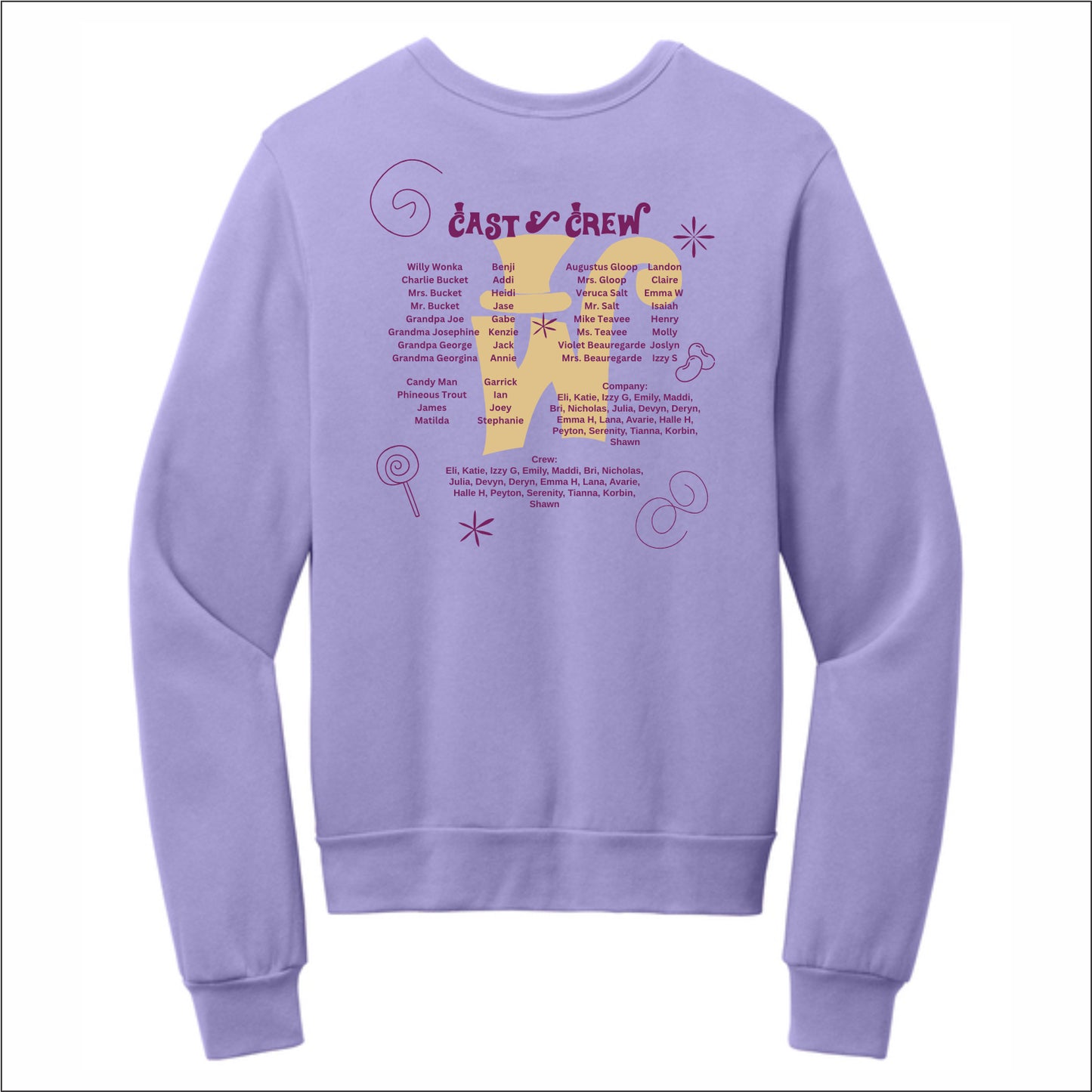 LHS Music Spring Musical Sponge Fleece Classic Crewneck Sweatshirt