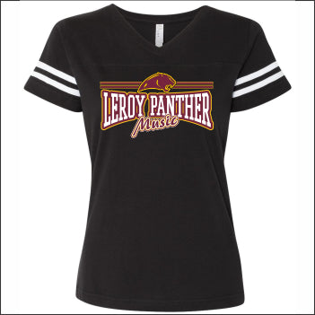 LHS Music Ladies Vintage Football T