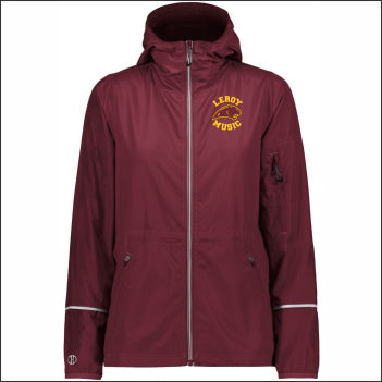 LHS Music Ladies Packable Full Zip Jacket