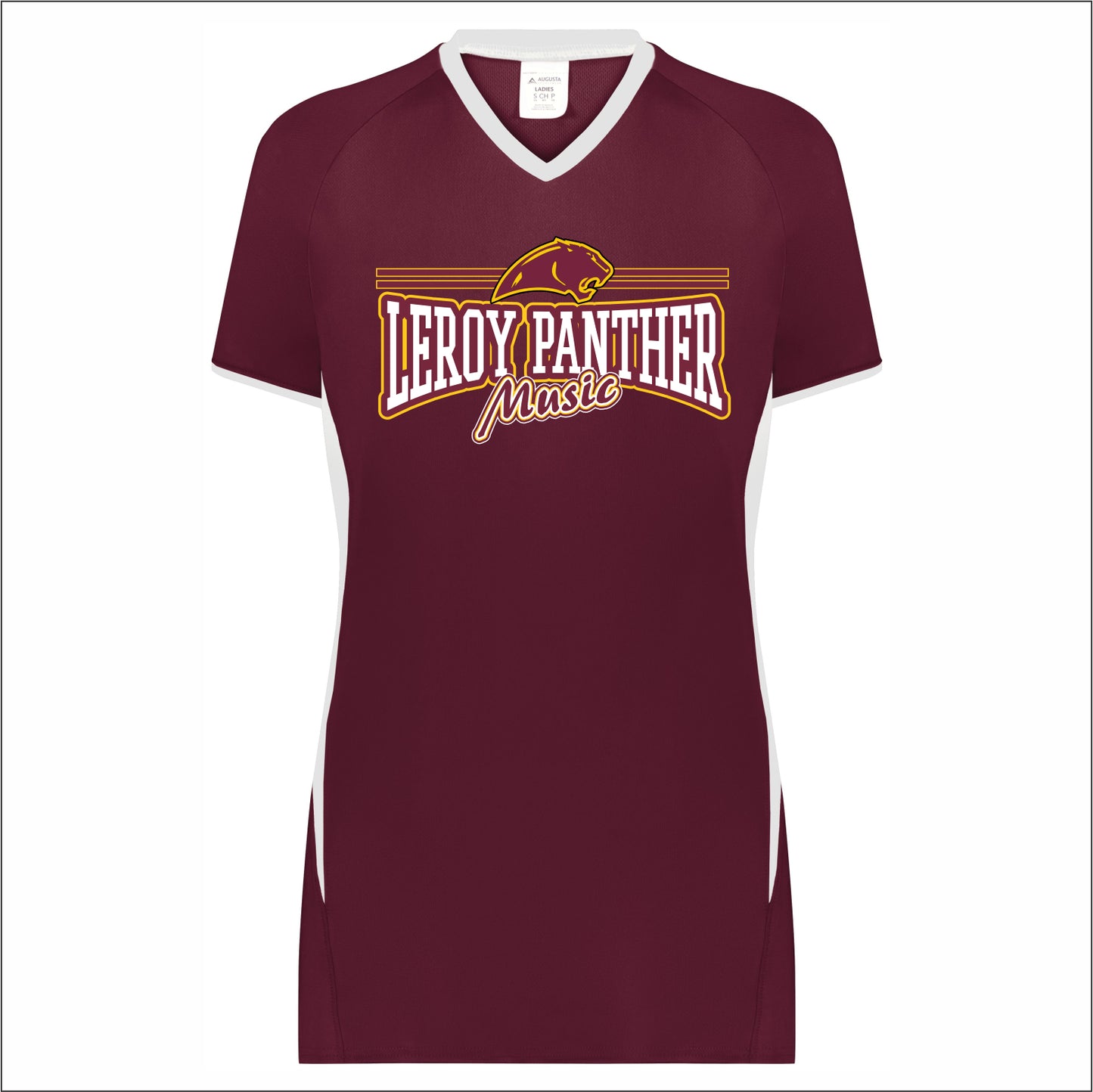 LHS Music Ladies Cutter V-Neck Jersey T