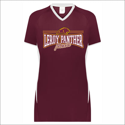 LHS Music Ladies Cutter V-Neck Jersey T