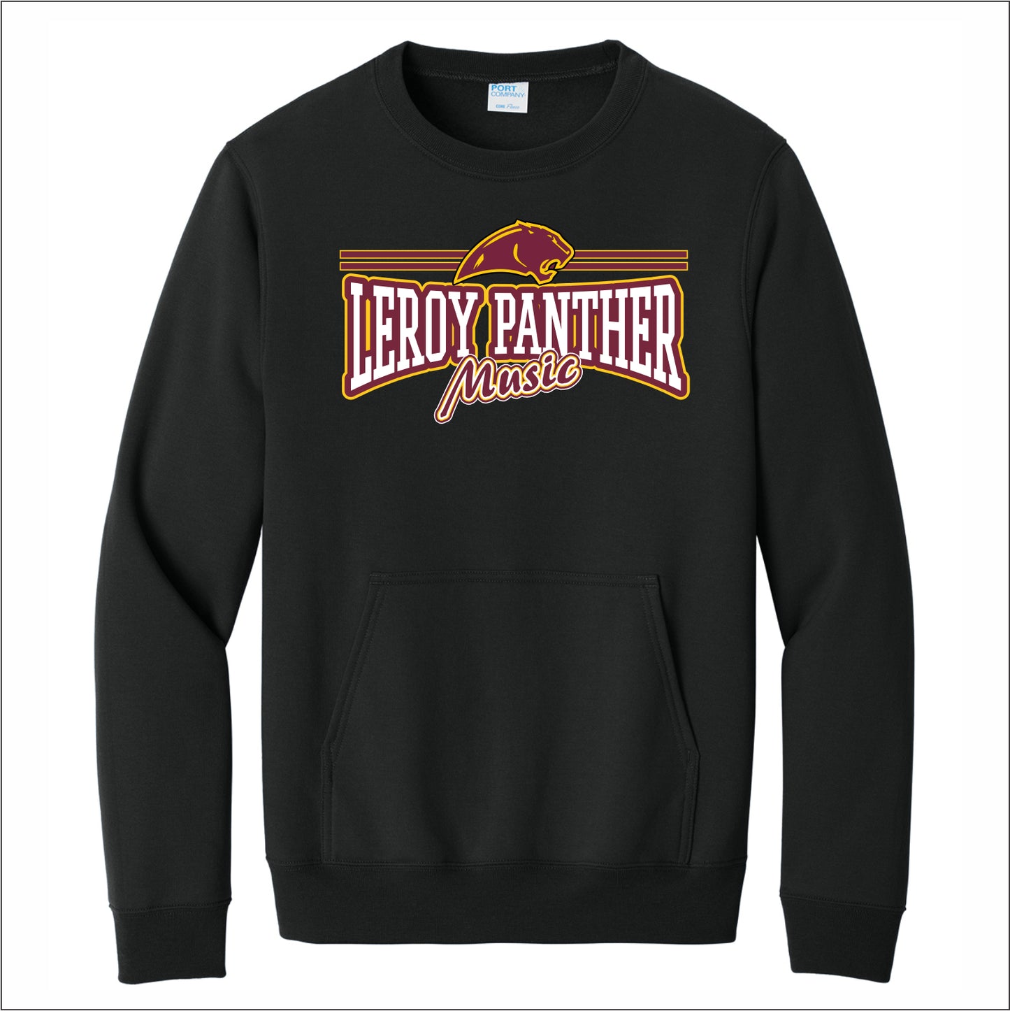 LHS Music Crewneck Pouch Pocket Sweatshirt