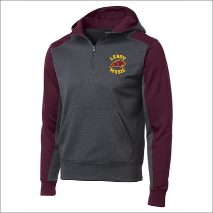 LHS Music Performance Sport-Tek Colorblock 1/4 Zip Hooded Sweatshirt