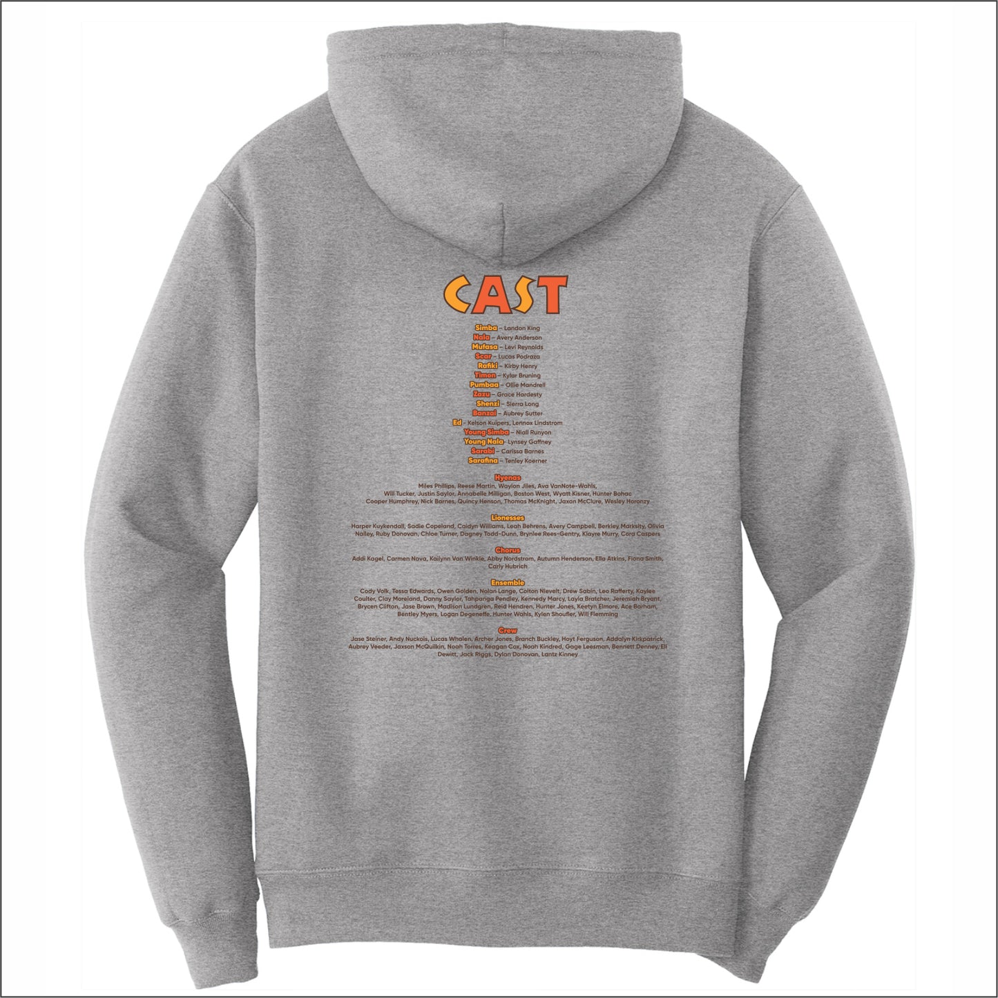 LeRoy Elem Musical Hooded Sweatshirt