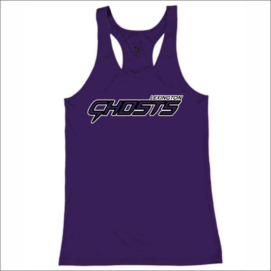 Lexington Ghosts Ladies Performance Racerback Tank Top