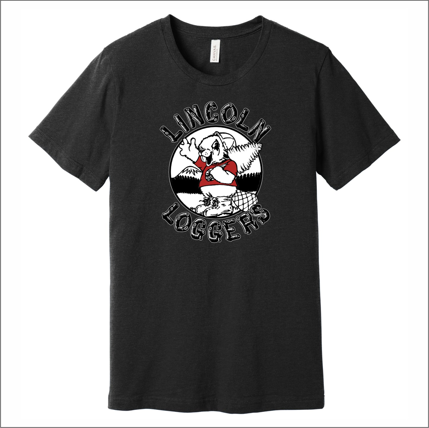 Lincoln Loggers Heathered Soft Jersey T-shirt