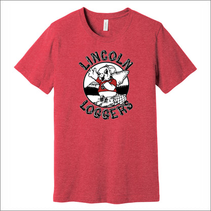 Lincoln Loggers Heathered Soft Jersey T-shirt