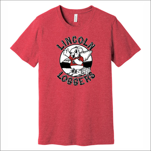 Lincoln Loggers Heathered Soft Jersey T-shirt