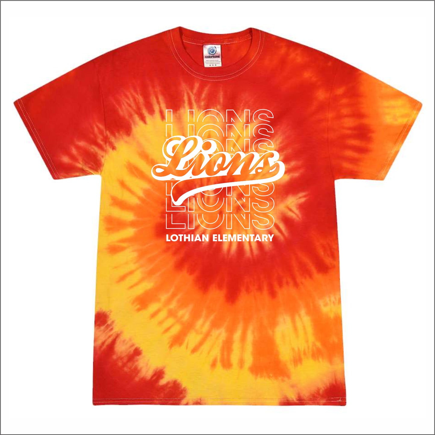 Lothian Elementary Tie-Dye T-shirt - Des. A
