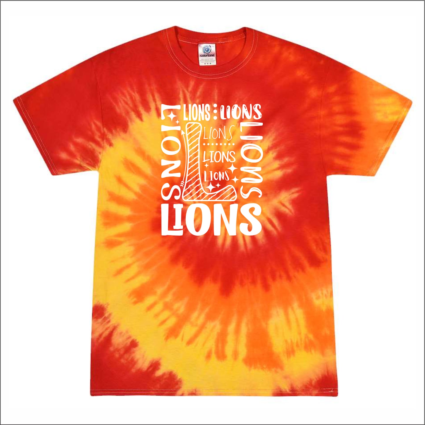 Lothian Elementary Tie-Dye T-shirt - Des. B