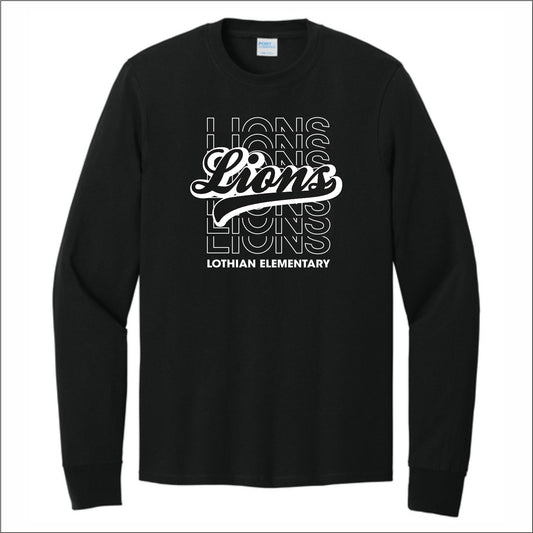 Lothian Elementary Long Sleeve T-shirt - Des. A