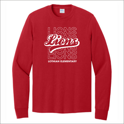Lothian Elementary Long Sleeve T-shirt - Des. A