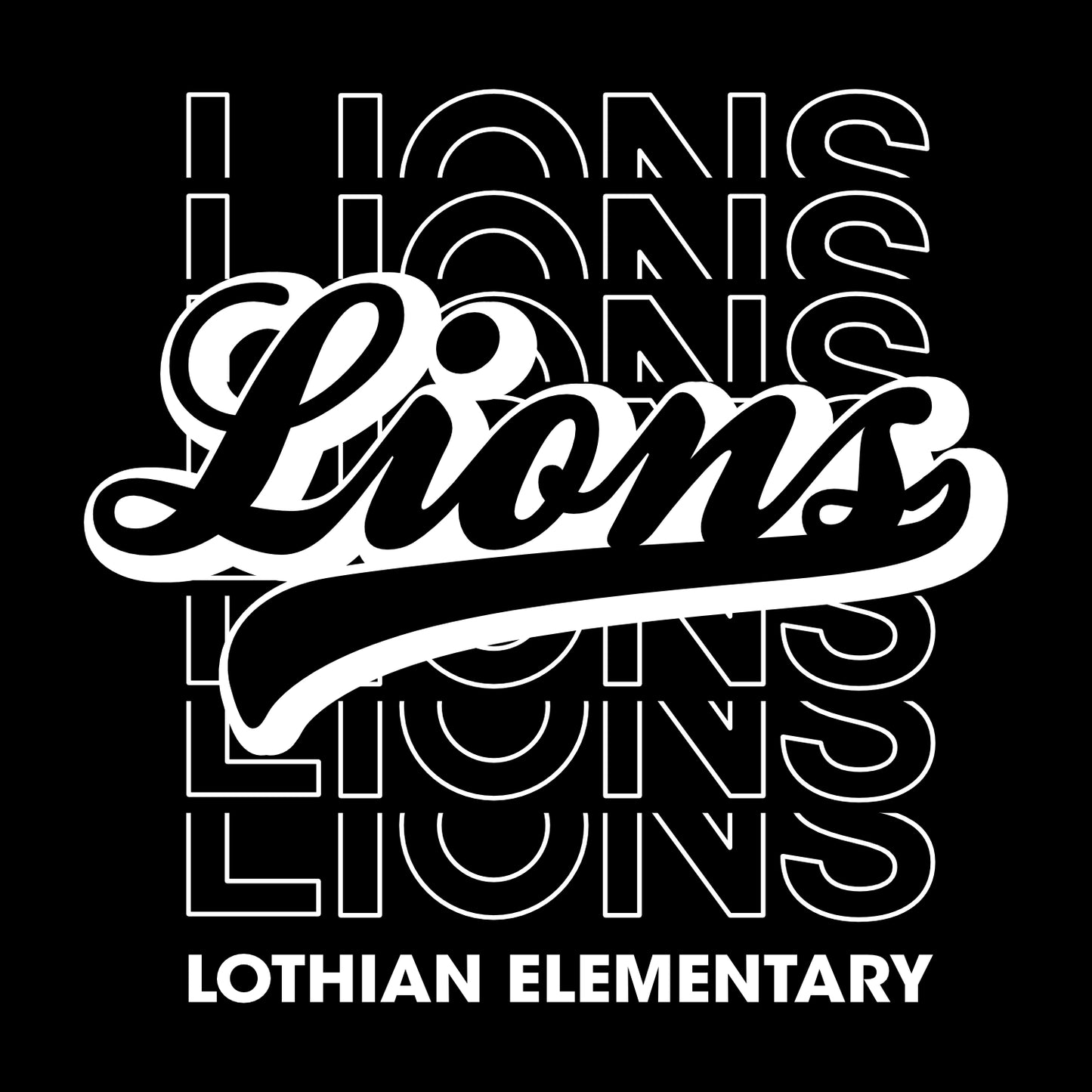 Lothian Elementary Long Sleeve T-shirt - Des. A