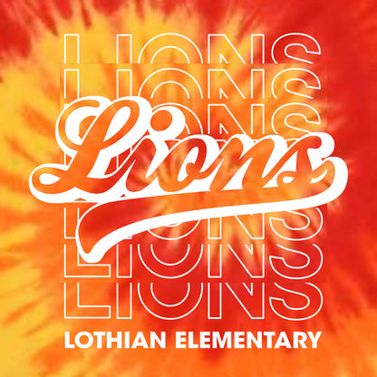 Lothian Elementary Tie-Dye T-shirt - Des. A
