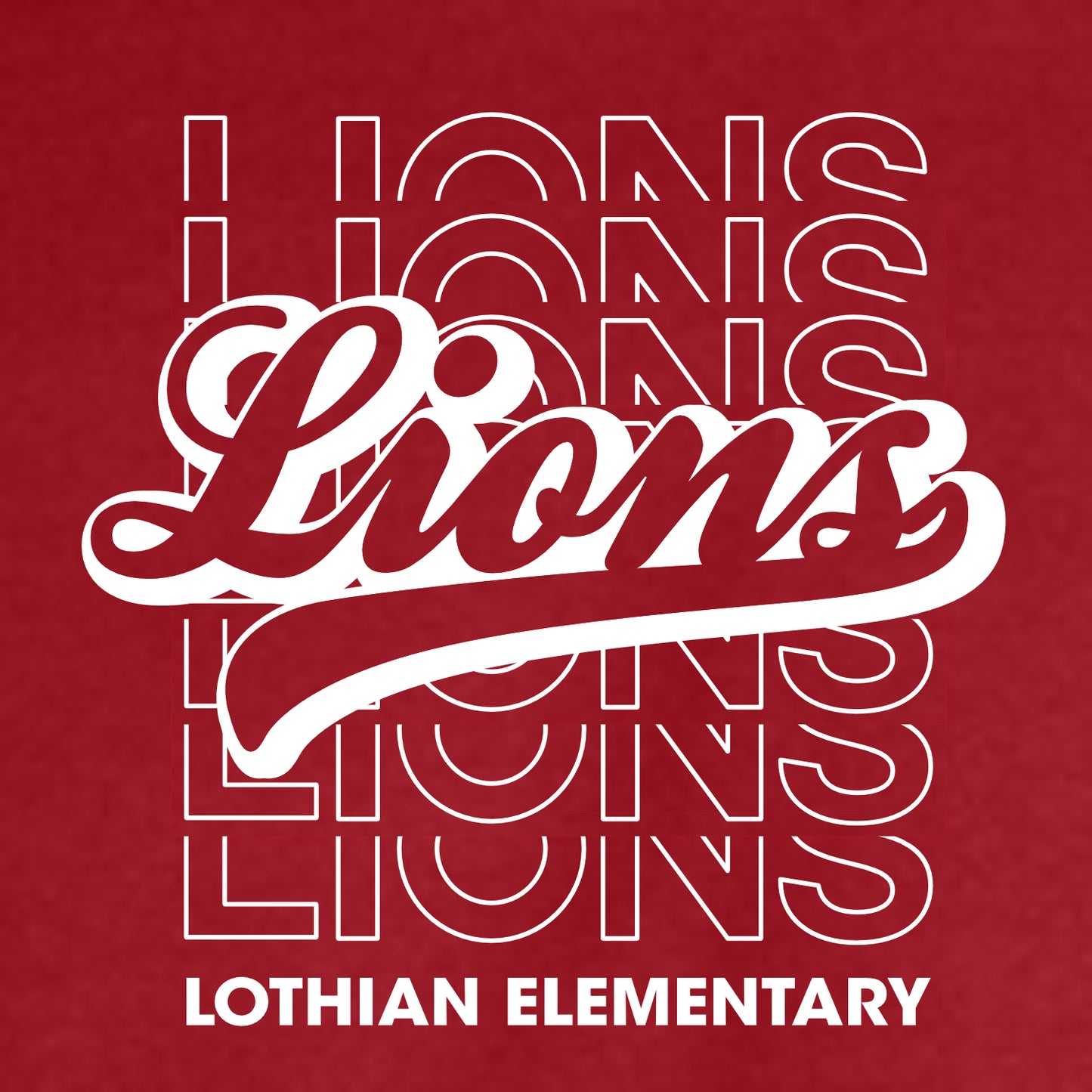 Lothian Elementary Long Sleeve T-shirt - Des. A