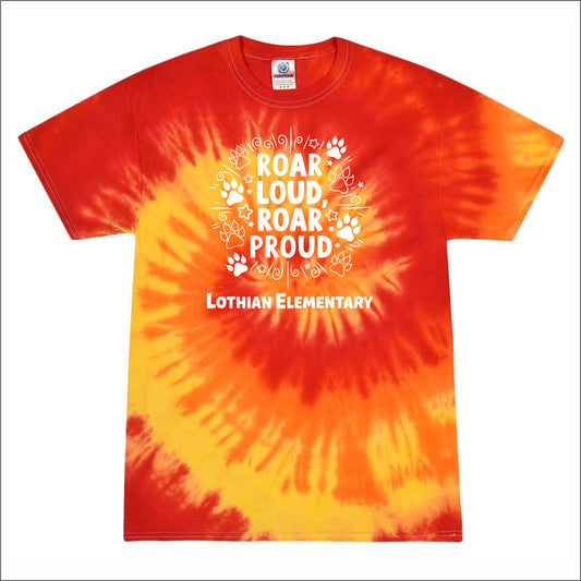 Lothian Elementary Tie-Dye T-shirt - Des. B
